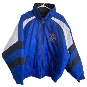Vintage Kentucky Wildcats Pro Player Winter Coat Logo Mascot Patch Jacket